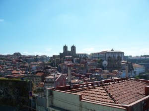 D'un belvédère, la cathédrale